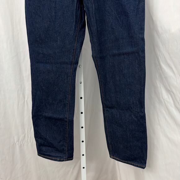 Levis Premium Jeans Womens 31 x 30 Blue 501 '90s Selvedge Dark Wash Button Fly - Picture 11 of 15